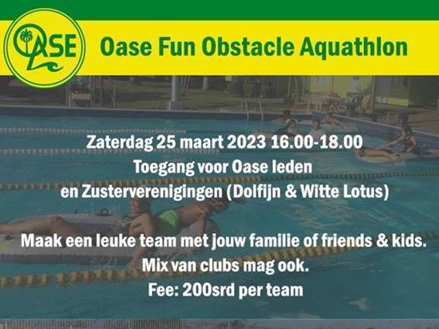 Oase Fun Obstacle Aquathlon